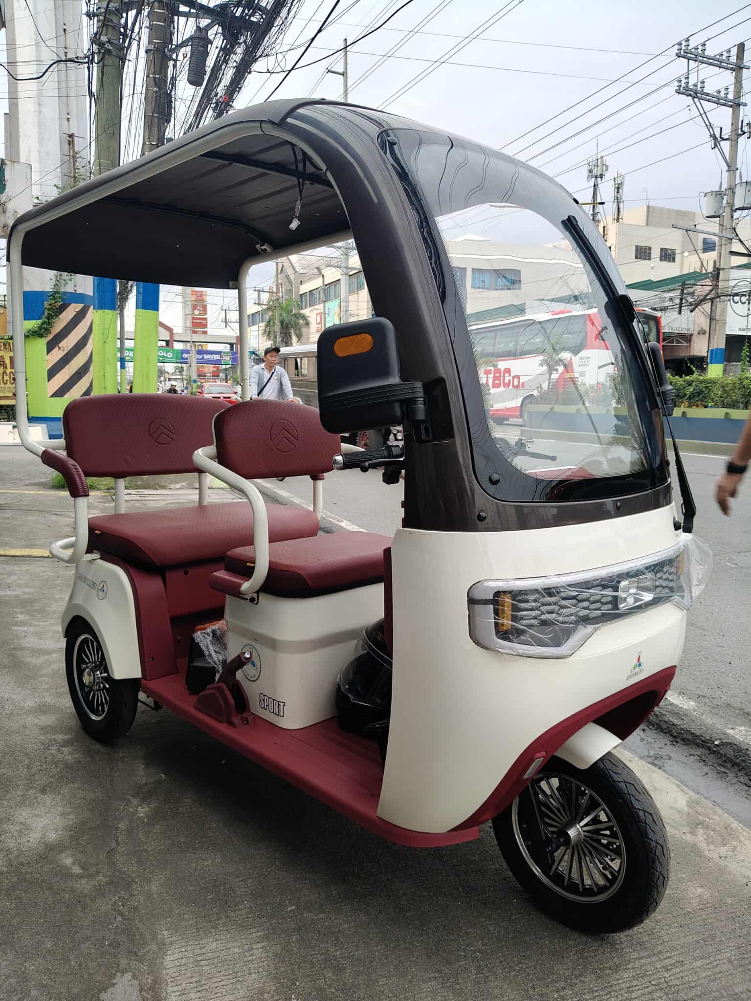 Yonsland X7 3wheel electric bike for 60v20ah battery 4seats