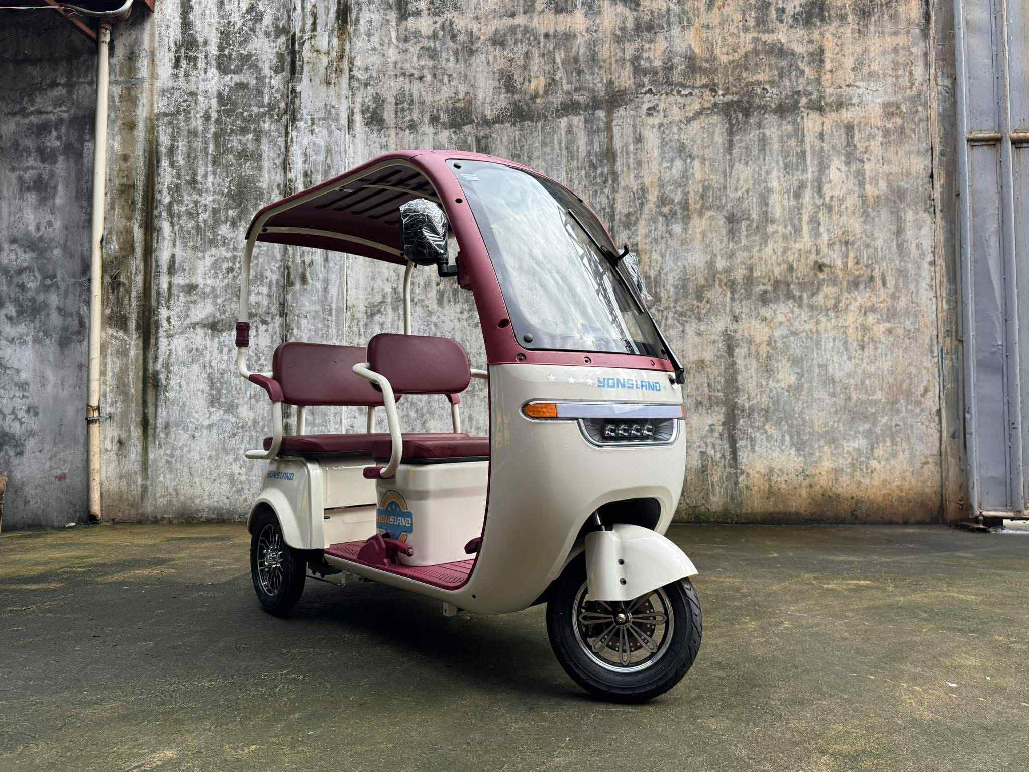 YONSLAND X2 New Plus 3Wheels 4Seats Electric bike New Color