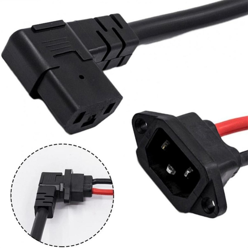 Ebike Charging Power Cord Battery Power Cord Female male and  plug