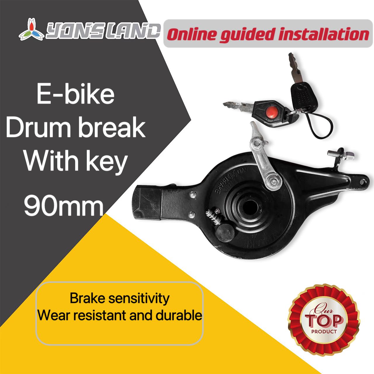 Ebike Drum Brake With Key